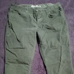 Eddie Bauer Olive Corduroy Trousers